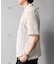 レースライクオープンカラーシャツ