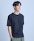 スラブ天竺袖刺繍Tシャツ