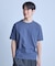 スラブ天竺袖刺繍Tシャツ