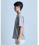 ミニワッフルキーネックレイヤードTシャツ