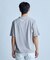 ミニワッフルキーネックレイヤードTシャツ