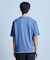 ミニワッフルキーネックレイヤードTシャツ