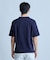 ミニワッフルキーネックレイヤードTシャツ