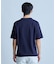 ミニワッフルキーネックレイヤードTシャツ