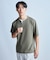 ミニワッフルキーネックレイヤードTシャツ