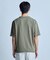 ミニワッフルキーネックレイヤードTシャツ