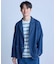 メッシュデニムジャケット〈ストレッチ・軽量・ハンドウォッシャブル・通気性〉