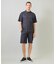 ドットメッシュプリントハーフパンツ＜ストレッチ・軽量・ハンドウォッシャブル・通気性＞