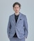【ACTIVE TAILOR】Dot Air ヘリンボーン×千鳥格子/デニム柄 セットアップジャケット＜通気性/吸水速乾/ストレッチ＞