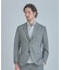 【ACTIVE TAILOR】Dot Air ヘリンボーン×千鳥格子/デニム柄 セットアップジャケット＜通気性/吸水速乾/ストレッチ＞