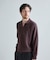 《別注》COLE HAAN 14G変形ヘリンボンジャカードニットスキッパーポロ