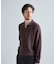 《別注》COLE HAAN 14G変形ヘリンボンジャカードニットスキッパーポロ