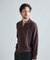 《別注》COLE HAAN 14G変形ヘリンボンジャカードニットスキッパーポロ