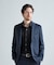 《別注》COLE HAAN ウールブレンドシャイニーポンチセットアップジャケット