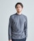 アクティブテーラー シルケットスムース UネックロングTシャツ［シルケット加工/抗菌防臭/帯電防止］
