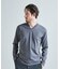 アクティブテーラー シルケットスムース VネックロングTシャツ［シルケット加工/抗菌防臭/帯電防止］