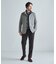 ブリスターニットジャカード スタンドジャケット