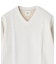 アランパネル ニットコンビVネックロングTEE