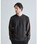 アランパネル ニットコンビVネックロングTEE