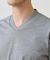 シルケットスムースVネックテイラーTシャツ