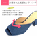 Vカットデザインミュールサンダル【6.5cm】(5426)