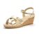 ジュート風ソールストラップサンダル【5.5cm】(4038)