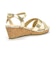 ジュート風ソールストラップサンダル【5.5cm】(4038)
