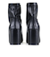 セットバックヒールストレッチショートブーツ【7.5cmヒール】 (9064)