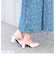 ★新色登場★クッション入り Vカットミュールパンプス【7cm】(5439-1)
