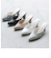 ★新色登場★クッション入り Vカットミュールパンプス【7cm】(5439-1)
