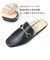 ソフトレザービットローファーサンダル【1.5cmヒール】(1134)