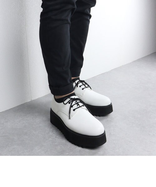 厚底シャークソールシューズ SERACE ビジネスシューズ 「SERACE」High sole shark lace up