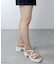 厚底クロスストラップサンダル (4154)