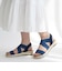 すぐ履ける 柔らかクッション 3.5cmヒール ゴムストラップサンダル 歩きやすい 疲れにくい (4089)