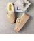 厚底ムートンファーバックルベルトシューズ　(6367)