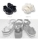 サンダル レディース 厚底 かわいい ファーサンダル スニーカーソール ハイヒール 9.5cmヒール 美脚 歩きやすい バックストラップ もこもこ フェイクファー 黒 ブラック アイボリー (2243)