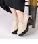 7.5cmチャンキーヒール厚底コインローファー (3023)
