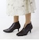 シルエットと履き心地を追求したVカット美脚ショートブーティ (5538)