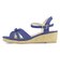 2E すぐ履ける 4cmウェッジヒールサンダル オフィスカジュアル ワイドパンツ ワンピース ロングスカート 歩きやすい 疲れにくい (4078)