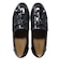  ローファー レディース 大人 ローヒール ぺたんこ フラット 革靴 合成皮革 黒 タッセル カジュアル 歩きやすい きれいめ (5477)