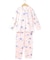 flower cotton 花柄前開きセットアップ