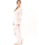 flower cotton 花柄前開きセットアップ