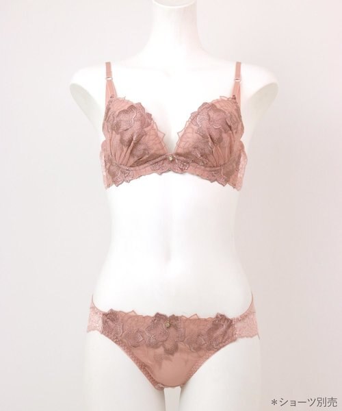 シックな華ありランジェリーz 「シャイニーフルール」 ブラジャー