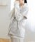 ふんわり軽くて暖かいmemory fleece (メモリーフリース)着れるブランケット！ショートガウン 「メモリーフリース」 ガウン
