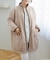 ふんわり軽くて暖かいmemory fleece (メモリーフリース)パジャマにプラス、ロングガウン 「メモリーフリース」 ガウン