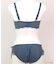 軽やかに揺れるチュールフラワー可愛くて楽ちんな紐ショーツ 「ノーブルティアラブラ002 脇紐」 脇紐ショーツ