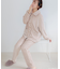 ふんわり軽くて暖かいmemory fleece (メモリーフリース)ベーシックなパジャマデザイン 「メモリーフリース 全開上下セット」 全開上下セット
