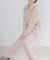 ふんわり軽くて暖かいmemory fleece (メモリーフリース)ベーシックなパジャマデザイン 「メモリーフリース 全開上下セット」 全開上下セット