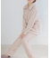 ふんわり軽くて暖かいmemory fleece (メモリーフリース)ベーシックなパジャマデザイン 「メモリーフリース 全開上下セット」 全開上下セット