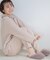 ふんわり軽くて暖かいmemory fleece (メモリーフリース)ベーシックなパジャマデザイン 「メモリーフリース 全開上下セット」 全開上下セット